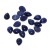 Import Blue synthetic pear cabochon cut star sapphire loose gemstone per piece price from China