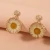 Import Bohemian Resin Flower Stud Earring Fashion Acrylic Daisy Sunflower Gold Hoop Earrings Women Girls 925 Silver Jewelry from China
