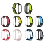BOORUI Watch Bands mi band 4 strap Silicone smart watch band replacement for xiaomi mi 3/4 band with buckles