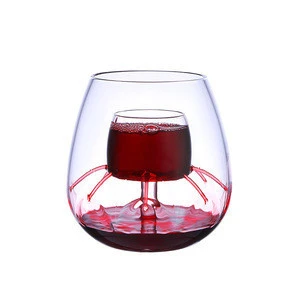 Borosilicate Glass Handmade Art Cups Aerating Wine Glass Cups Glass Wine Decanter