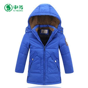 Boys Hooded Bubble Jacket Lightweight Solid Puffer Coat