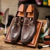 Brand new design men dress shoes genuine leather loafers