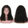 Brazilian cuticle aligned human hair wig , pre plucked 360 lace frontal wig with baby hair, deep wave/kinky curly swiss lace wig