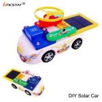 Bricstar wholesale teaching solar energy education kit, solar toy car for children to experience energy conversion knowledge
