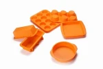 BSCI Factory High quality Silicone Non-stick No white filler cake moulds muffin baking pan bakeware sets