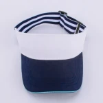 bulk sale golf high-end  elastic back closure durable lightweight sun visor hat plastic buckle