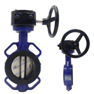 Bundor 4ductile iron body 10k clamp butterfly valve cad drawing wafer type butterfly valve price supplier