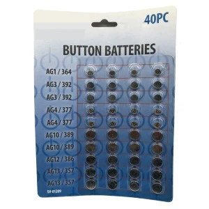 button battery cell AG1-13 1.5v / ion tester