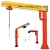Import BZ Model Pillar Crane Floor Mounted Jib Crane from China