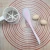 Import cake pastry scraper mixer semi-transparent double head baking silicone spatula from China