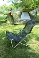 Camping folding sleeping chair park garden lounge