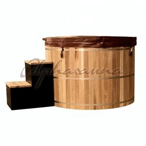 Can be customized Large Capacity Easy installation electrical wooden hot tub
