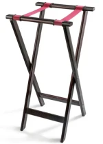 Cangshan - Henry Foodservice Mahogany Finish Solid Birchwood Tray Stand, 31-Inch, Brown