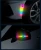 car accessories Reflective rainbow color  Pattern Car rear and front Bumper Stickers