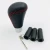 Import Car Racing Black Genuine Leather Universal Gear Knob from China