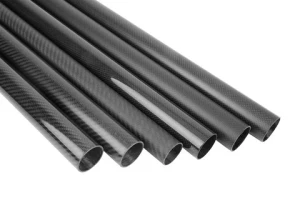 Carbon Fiber Solid CNC Tube Pipe Customized Size 3k Weave Plain/Twill/Unidirectional  Glossy Matte