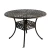 Import Cast Aluminum Black Color Outdoor Garden Furniture Set from China
