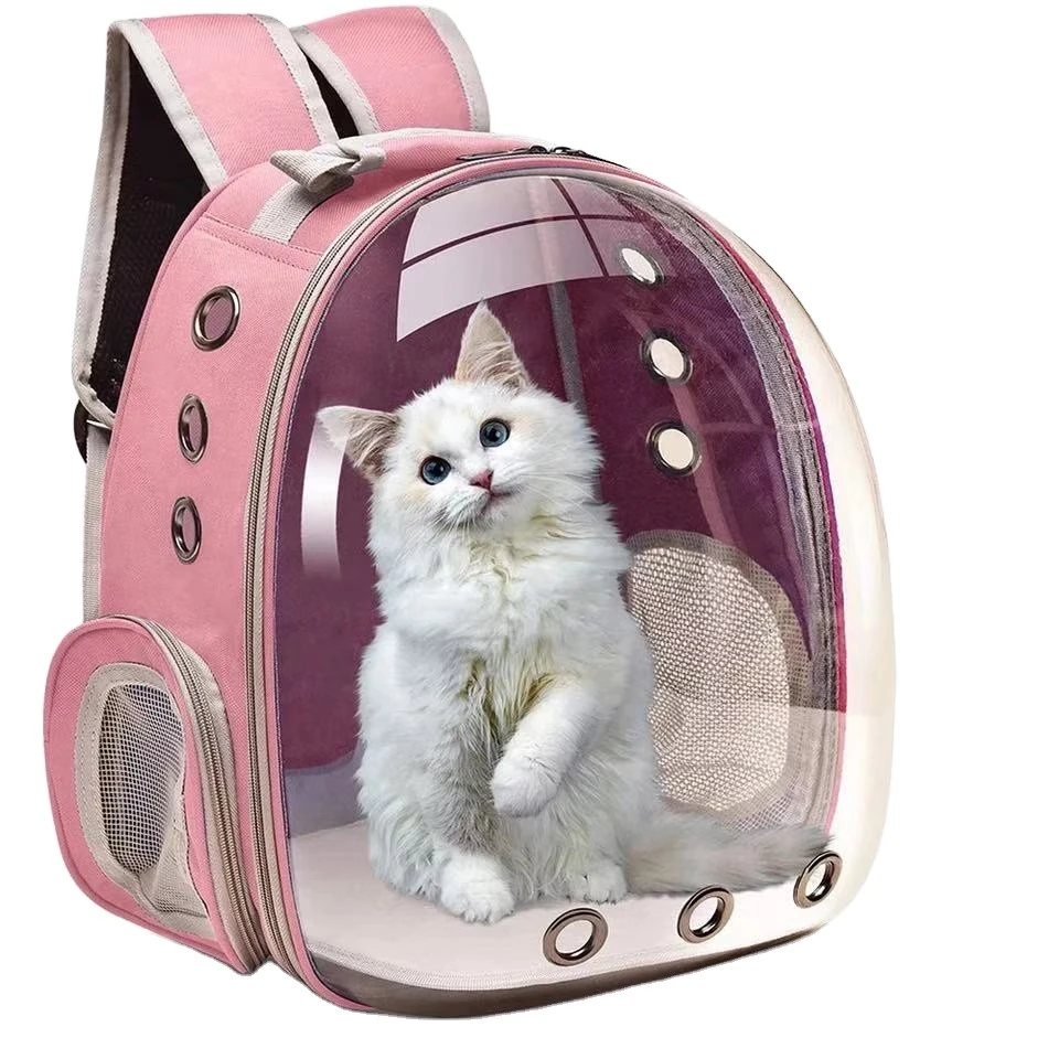 Cat transport carrier bags breathable pet carriers small dog backpack space capsule backpack