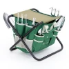 C&C multi function house 8 Piece hand Garden Tool Set with bag, Foldable Stool garden tool set garden tool and equipment