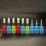 Ceramic Nail Drill Bit File Cutter for Electric Manicure Art Tool Accessory