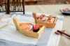 Cheap high quality wooden sushi boat