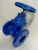 Import Cheap price BS standard ductile iron non rising stem rubber soft seated manual operated hanwheel sluice pn16 gate valve dn400 from China