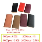 Cheap Stock RFID Caron Fiber Slim Women Purse Wallet Money Clip, Magic Smart Trendy New Designer Mini Men Leather Wallet