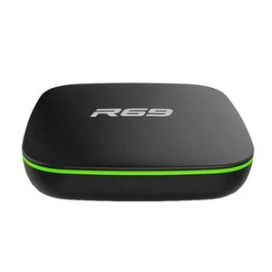 Cheapest mini android tv box receiver R69 Allwinner H3 1G 8G android 7.1 smart tv box 4k streaming media player R69