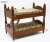Import Children Gift - Deluxe Natural Wood Wooden Doll House Furniture - Kids Bedroom Bunk Bed QW80024 from China