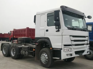 China Brand A7 Tractor Truck 6x4 Euro 3 with High Floor Extend Cab ZZ4257N347N1B