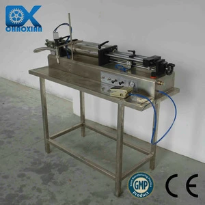 China ChaoXian Semi-automatic pneumatic horizontal beverage filling machinery