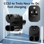 China factory Adapter CCS Combo 2 to US Tesla DC CCS Combo 2 EV Ccs2 Adaptor To Tesla Charger Combo Fast Charger Tesla Adapter