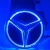 Import China Factory Custom 3D ABS Car Logo Light LED from China
