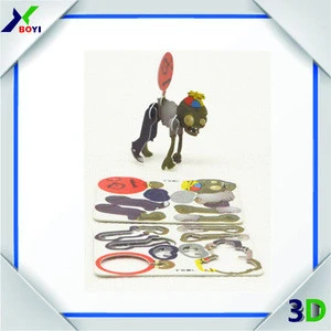 China Factory direct sales fashionable wholesale Funny PP plastic craft diy 3d tazo puzzle