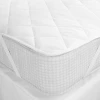 China factory PE laminated cotton terry  waterproof queen mattress protector cover with zipper