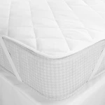 China factory PE laminated cotton terry  waterproof queen mattress protector cover with zipper