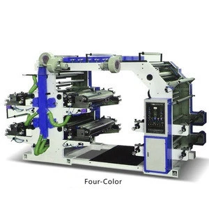 China factory price 6 colour flexo printing machine for printing packing materials