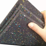 China manufacturer Anti-vibration building rubber gym flooring rolls