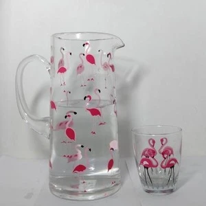 China manufacturer Clear glass pitcher set Juice Jar Glass