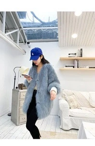 China manufacturer ladies fashion winter warm thicken coat  fur best selling online shop women fox fur coat