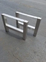 China manufacturer made u shaped x shaped stainless steel furniture leg table leg desk leg