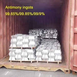 China manufacturer supply high purity Antimony Sb Ingots