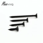 china nail making machine bugle head gypsum board  3.5x25 black drywall screw