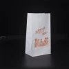 China supplier new coming square bottom food kraft paper bag+kraft snack takeout paper bag