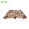 China supplier new wooden euro pallet wood material and 4-way entry type molded bulk press wood pallet
