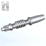 China transmission part nylon double threaded worm gear