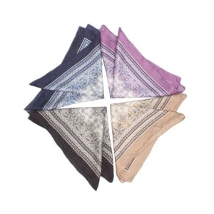 China Wholesale Mixed Color Hanky Silk Man Handkerchief