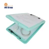 Chinese cheap high quality promotional stationery plastic pvc slim pretty clipboard manufacturer a4 custom with storage