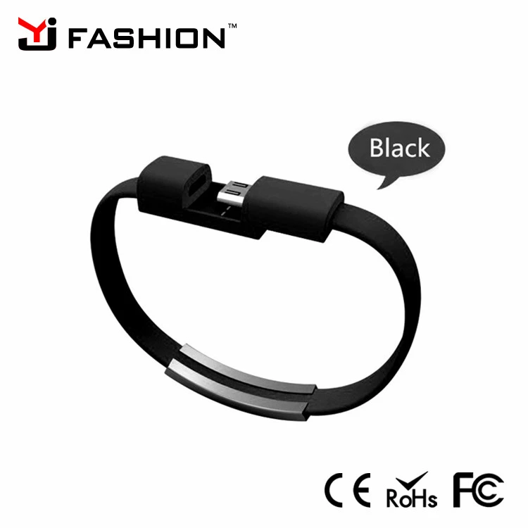Christmas Gifts Micro USB Charging Data Cable Bracelet Charging Data Sync Cord For Android Smartphone