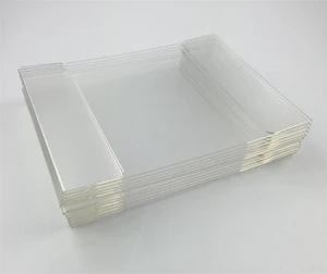 Clear 8.5 x 11 Acrylic Wall Mount Sign Holder 6pcs Pack With Adhesive Tape